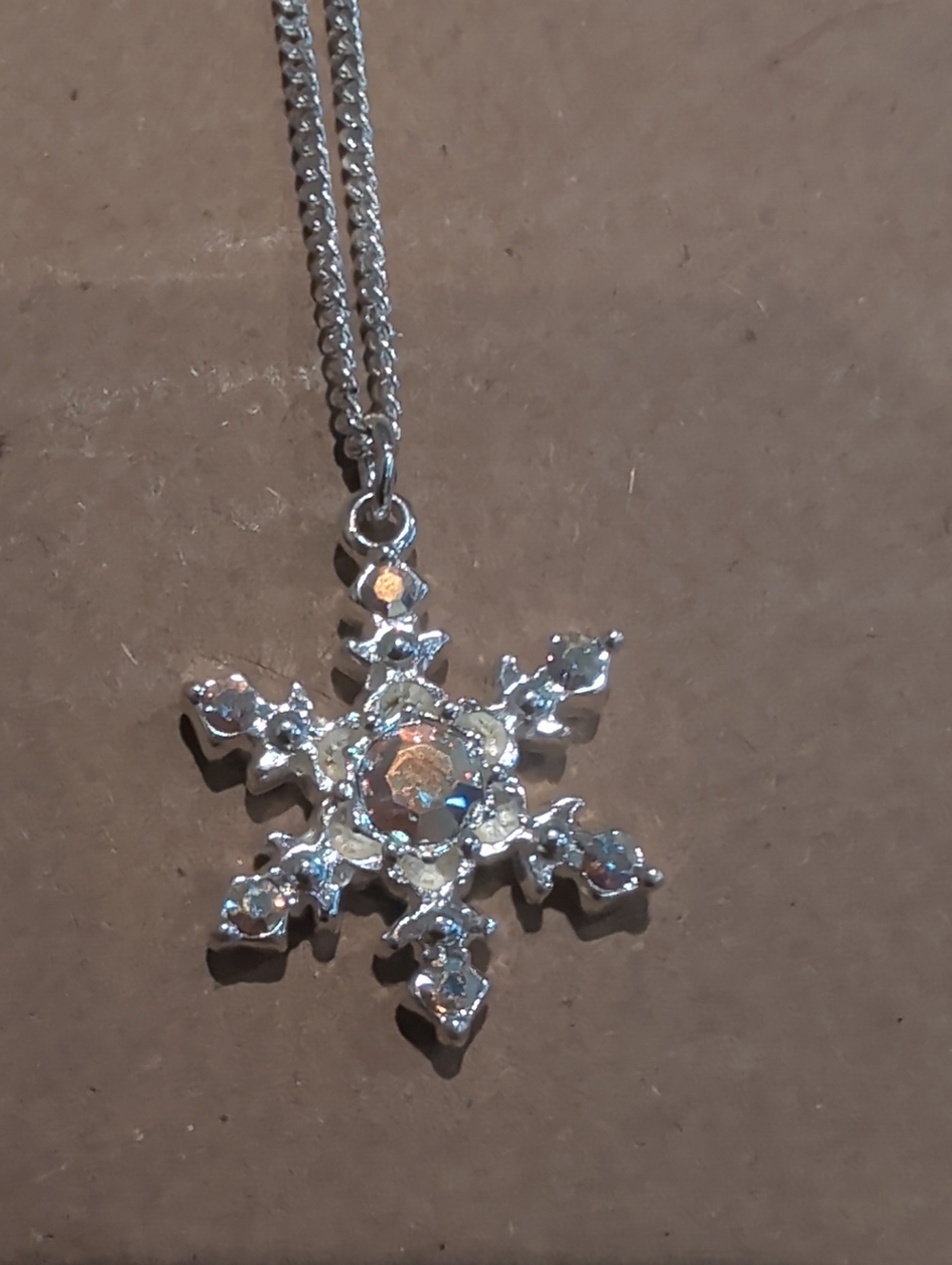 Christopher Radco For Kirk's Folley Snowflake Necklace